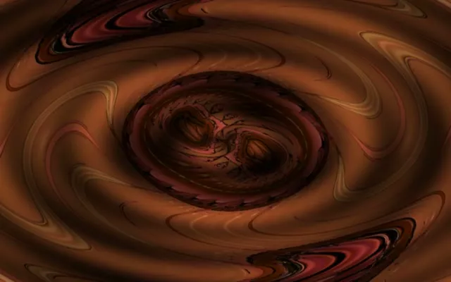 16:10 Desktop 60fps Screensaver Neon Tunnel Rotating Golden Helix Motion Background