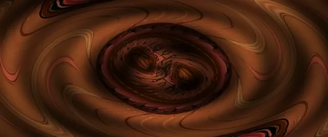 2.39:1 Theater 60fps Screensaver Neon Tunnel Hypnotic Metallic Spiral Vj Clip