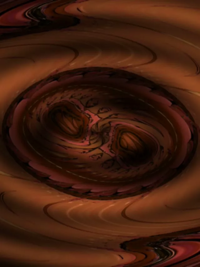 3:4 Mobile 60fps Screensaver Neon Tunnel Pulsating Golden Spiral Vj Animation