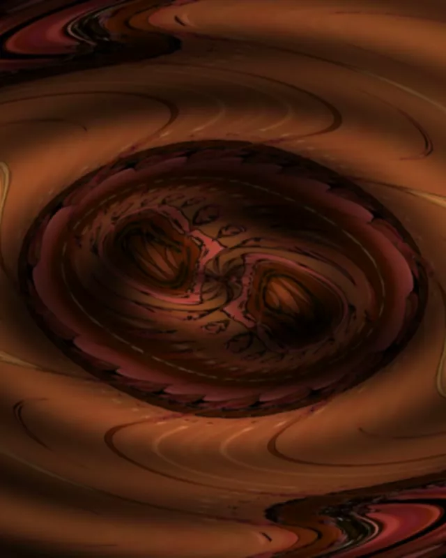 4:5 Portrait 60fps Screensaver Neon Tunnel Golden Spiraling Tunnel Live Wallpaper