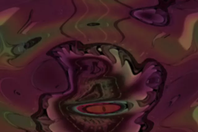 3:2 Classic Neon Tunnel 60fps Screensaver - Purple Green Spiraling Diamond VJ Loop Neon