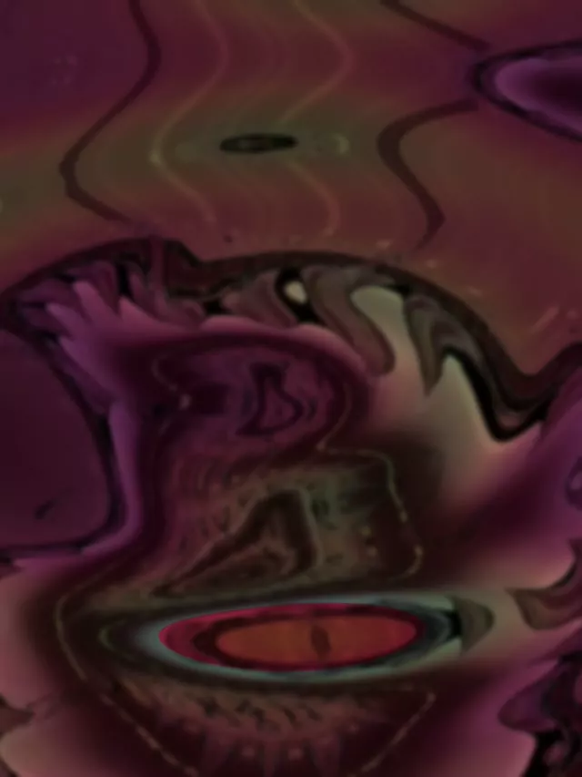 3:4 Vertical Neon Tunnel 60fps Screensaver - Neon Magenta Twisting Diamond Loops Video