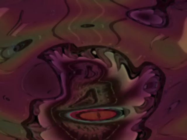 4:3 Standard Neon Tunnel 60fps Screensaver - Emerald Twisting Tunnel Loopable Video