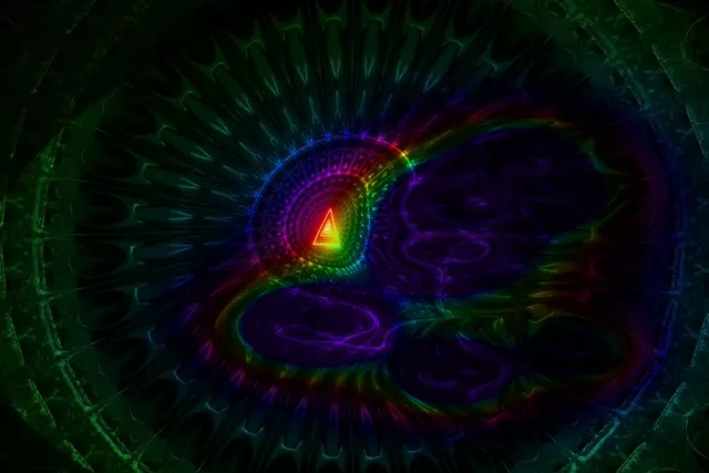 3:2 Classic 60fps Screensaver Neon Tunnel Electric Wave Pulse VJ Content