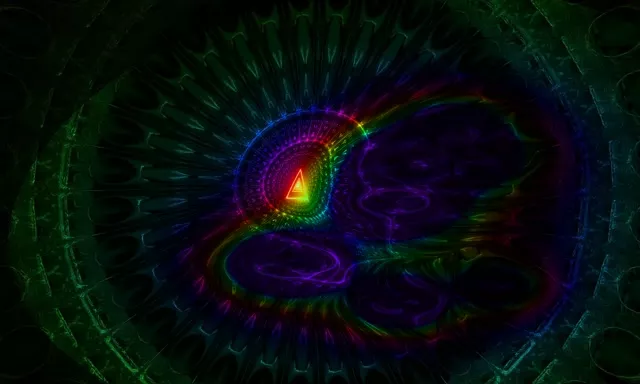5:3 Wide 60fps Screensaver Neon Tunnel Neon Spiral Tunnel Visuals Loop