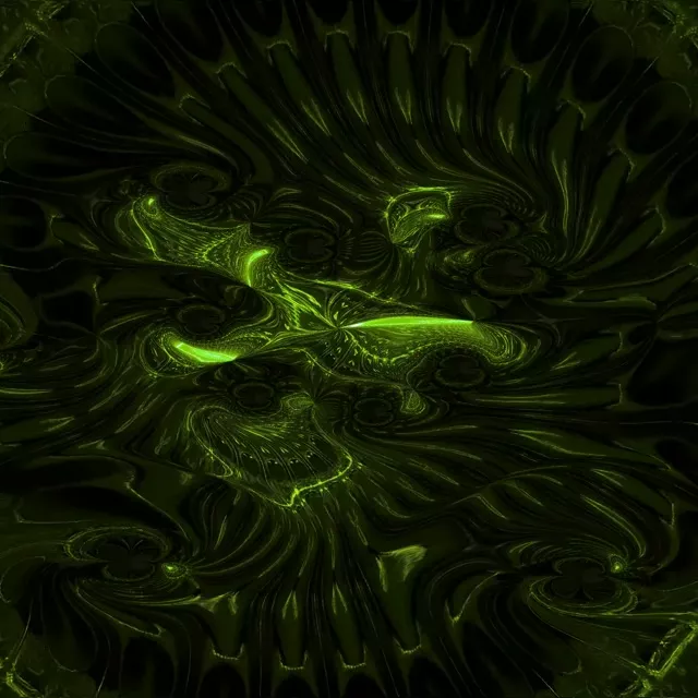 1:1 Square 60fps Screensaver Neon Tunnel Glowing Kaleidoscope Grid Motion Background