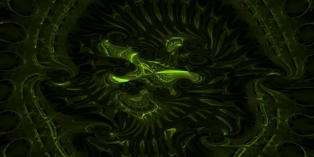 2:1 Dual 60fps Screensaver Neon Tunnel Radiant Diamond Vortex VJ Footage