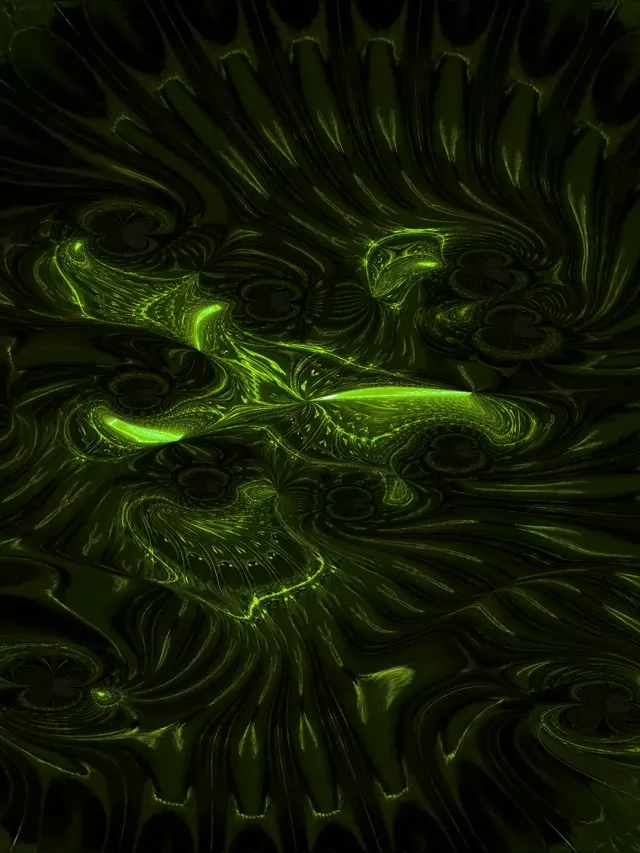 3:4 Vertical 60fps Screensaver Neon Tunnel Electric Green Tunnel Live Wallpaper