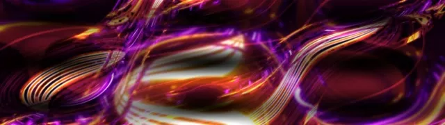 32:9 Ultrawide 60fps Neon Tunnel Screensaver | Electric Pink Gold Flowing Ribbons Vj Content