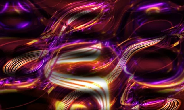 5:3 Widescreen 60fps Neon Tunnel Screensaver | Radiant Pink Violet Swirling Spiral Vj Footage