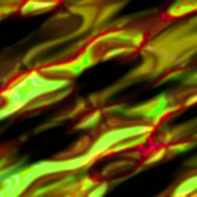 1:1 Square 60fps Neon Tunnel Screensaver - Kaleidoscopic Fractals VJ Visual