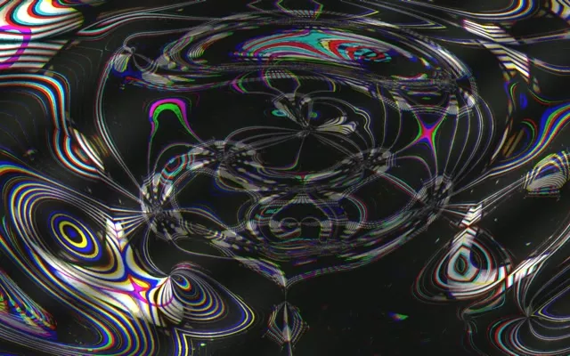 16:10 Desktop 60fps Screensaver Neon Tunnel Swirling Diamond Matrix VJ Loop Neon