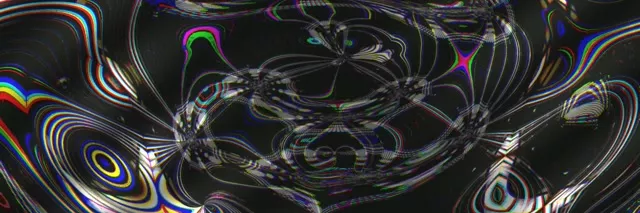 3:1 Ultra Wide 60fps Screensaver Neon Tunnel Cascading Neon Ribbons VJ Visual