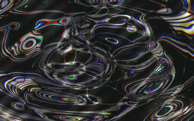 16:10 Widescreen 60fps Neon Tunnel Screensaver - Chromatic Spiral Maze Vj Content