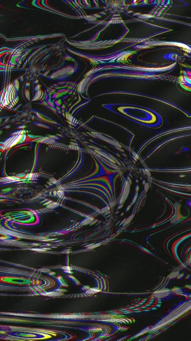 9:16 Reels 60fps Neon Tunnel Screensaver - Pulsating Rainbow Kaleidoscope Vj Footage