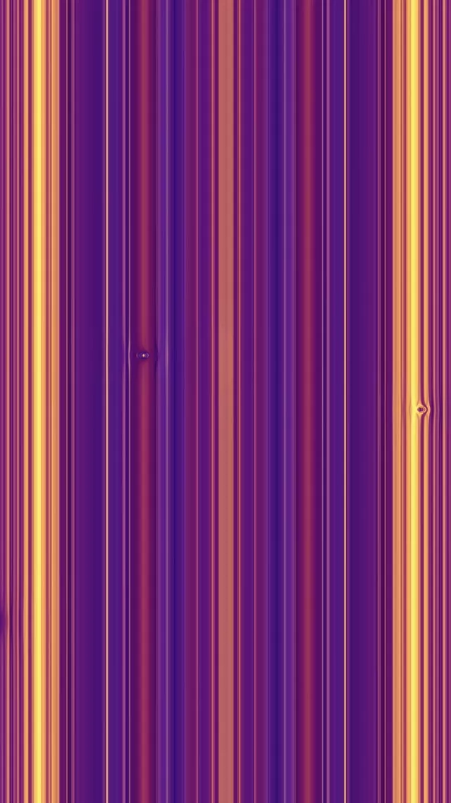 9:16 Reels 60fps Neon Tunnel Screensaver Vibrant Purple Yellow Linear Motion Vj Clip