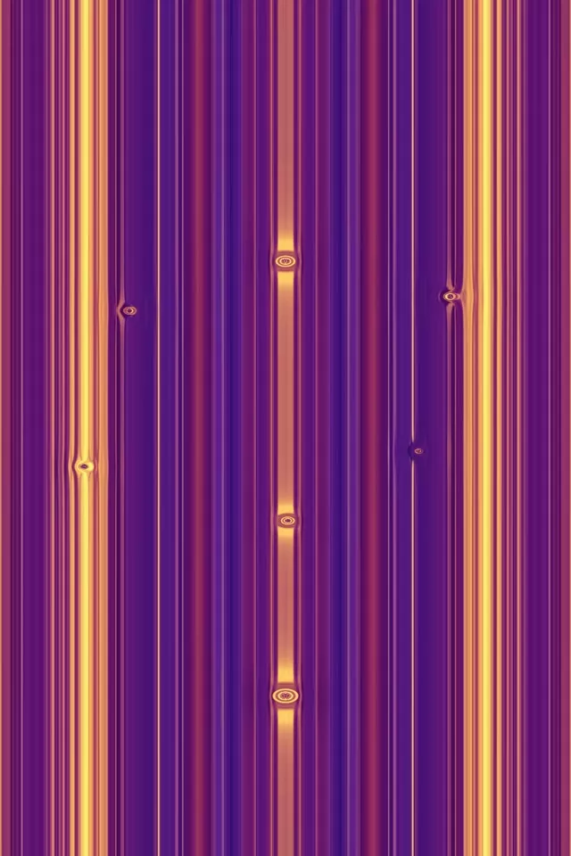 2:3 Tall 60fps Screensaver Neon Tunnel Glowing Striped Passage Veejay Animation