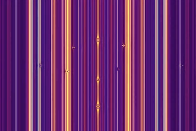 3:2 Classic 60fps Screensaver Neon Tunnel Vibrant Parallel Glowing Bars Visuals Loop