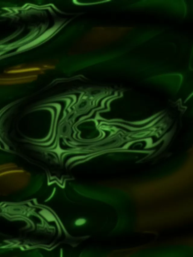 3:4 Portrait 60fps Neon Tunnel Screensaver Rippling Bright Green Energy Loop