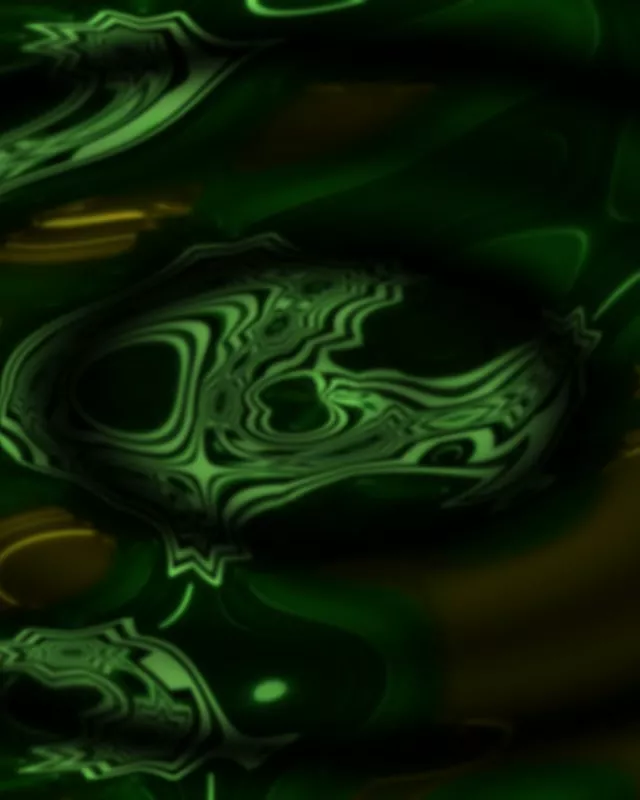 4:5 Vertical 60fps Neon Tunnel Screensaver Curved Glowing Emerald VJ Clip