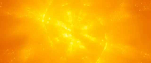 2.39:1 Cinema 60fps Screensaver Neon Tunnel Amber Radiant Streaks Animation