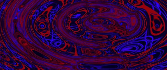 2.39:1 Cinema 60fps Neon Tunnel Screensaver - Mesmerizing Blue Purple Liquid VJ Content