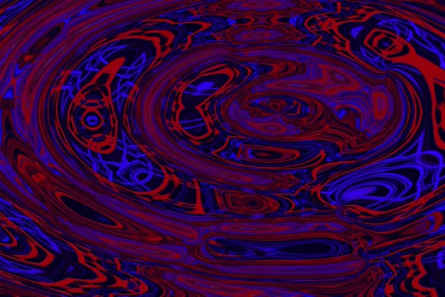 3:2 Photo 60fps Neon Tunnel Screensaver - Twisting Cyan Magenta Abstract Veejay Loop