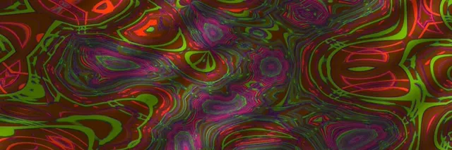 3:1 Ultra Wide 60fps Neon Tunnel Screensaver Electric Vortex Animation