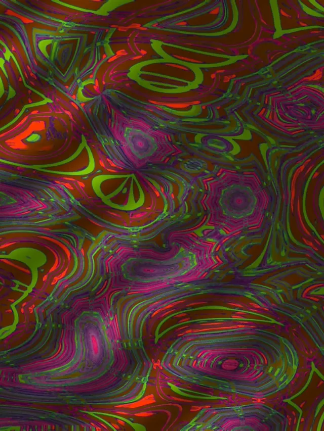 3:4 Vertical 60fps Neon Tunnel Screensaver Prismatic Spiral Veejay Animation