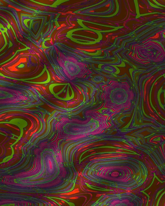 4:5 Portrait 60fps Neon Tunnel Screensaver Radiant Burst Live Wallpaper