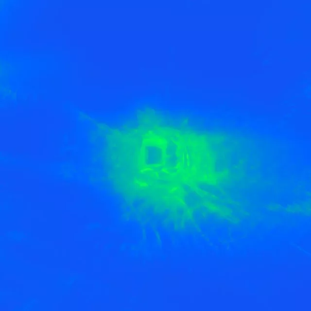 1:1 Square 60fps Neon Tunnel Screensaver - Glowing Emerald Helix Animation