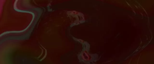 2.39:1 Cinematic 60fps Neon Tunnel Screensaver - Flowing Crimson Chartreuse Spiral Live Wallpaper