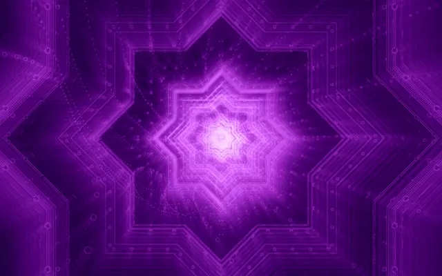 16:10 Desktop 60fps Screensaver Neon Tunnel Symmetrical Diamond Vortex Vj Footage