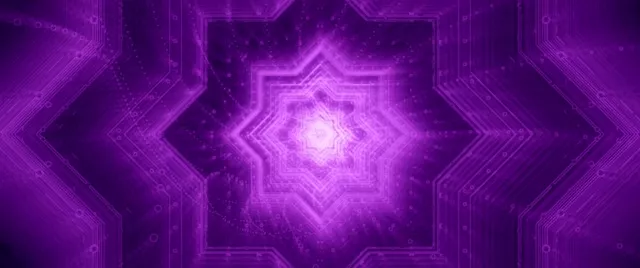 2.39:1 Anamorphic 60fps Screensaver Neon Tunnel Ethereal Fractal Vortex Animation