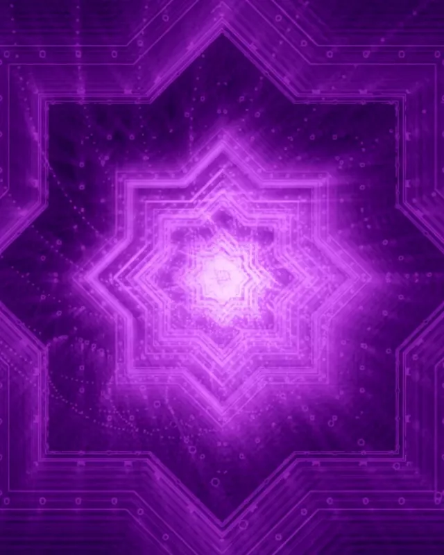 4:5 Portrait 60fps Screensaver Neon Tunnel Glowing Nested Diamond Shape Vj Content