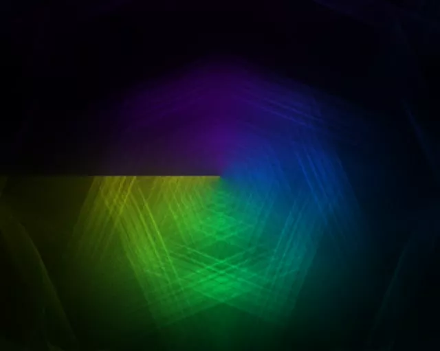 5:4 SXGA 60fps Screensaver Neon Tunnel Pulsing Lattice Structure Ethereal Glow Visual Vj