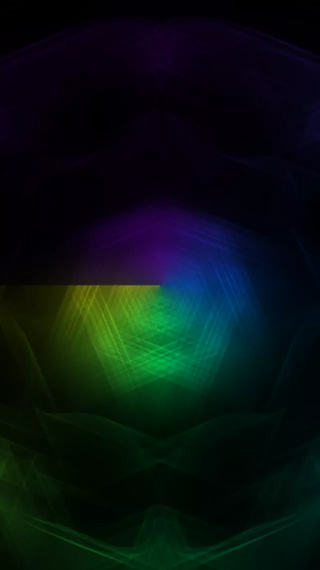 9:16 Reels 60fps Screensaver Neon Tunnel Pulsating Green Cyan Fractal Motion Background