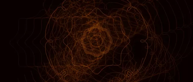 21:9 Ultrawide 60fps Screensaver Neon Tunnel Spiraling Orange Vortex Vj loop