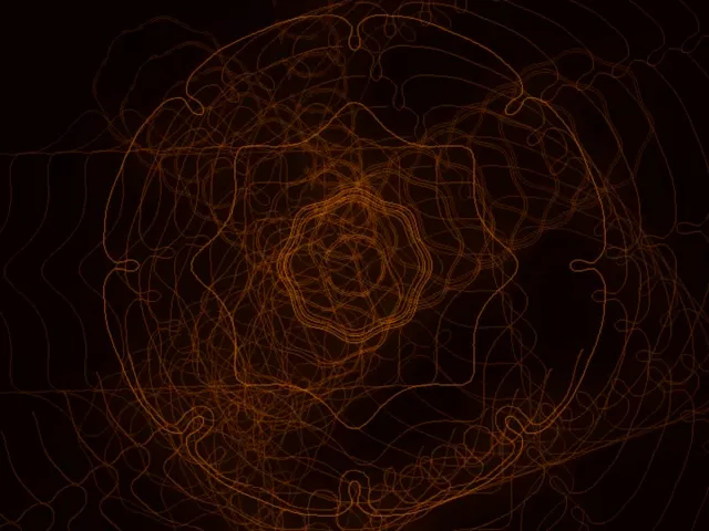 4:3 Standard 60fps Screensaver Neon Tunnel Blazing Bronze Webbing Animation