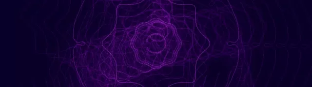 32:9 Ultrawide 60fps Screensaver Neon Tunnel Cascading Purple Waves Vj Animation