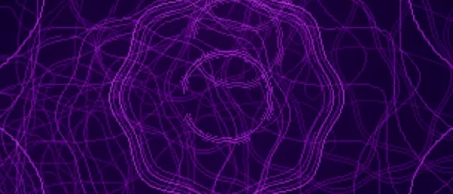 32:9 Ultrawide 60fps Screensaver - Purple Neon Tunnel Spiraling Vortex Motion Background
