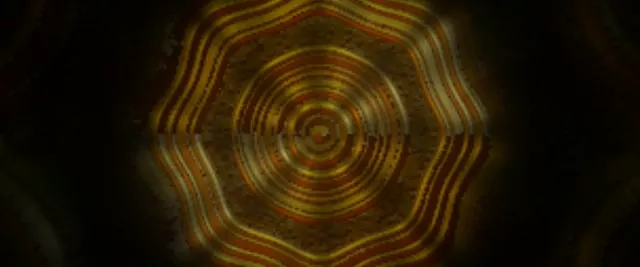 2.39:1 Anamorphic 60fps Screensaver Neon Tunnel Luminous Geometric Cascade VJ Content