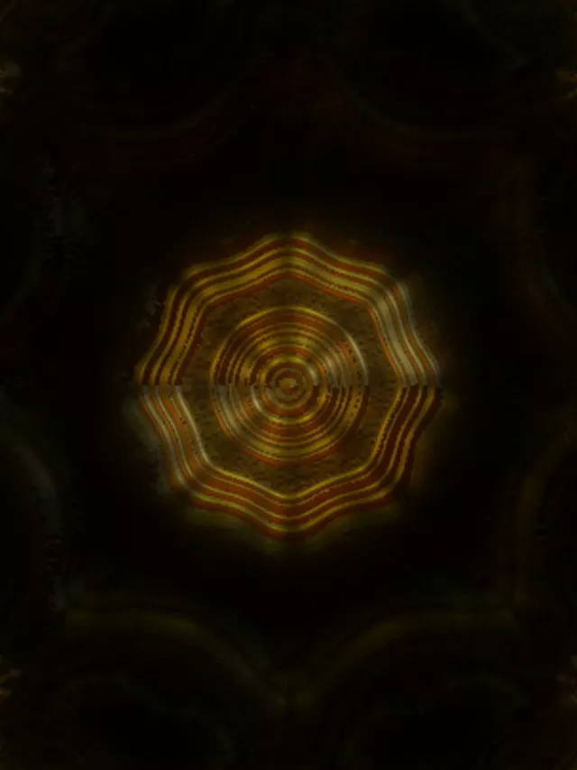 3:4 Vertical 60fps Screensaver Neon Tunnel Glowing Mandala Pulse Video Loops