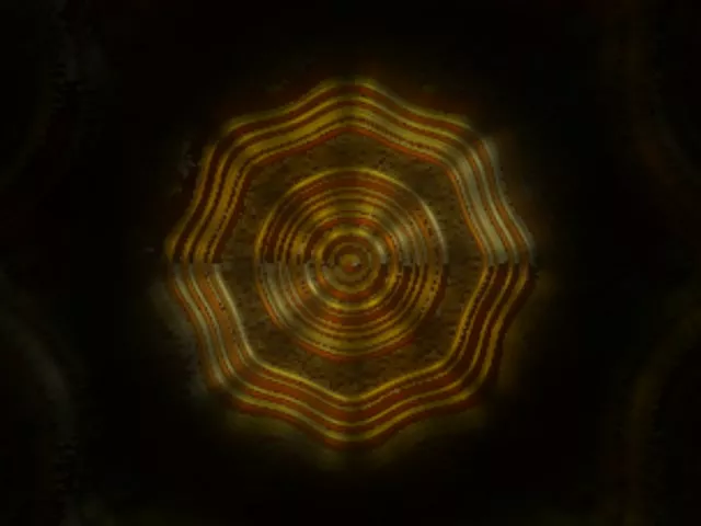 4:3 Classic 60fps Screensaver Neon Tunnel Glowing Octagon Spiral VJ Loop Neon