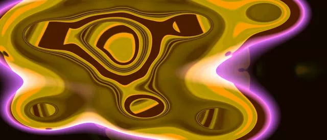 21:9 Ultrawide 60fps Screensaver Neon Tunnel Pulsating Orange Butterfly Vortex Vj Loop