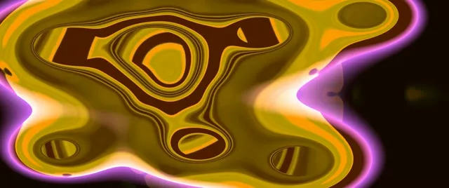 2.39:1 Anamorphic 60fps Screensaver Neon Tunnel Pulsing Butterfly Symmetrical Vj Visual