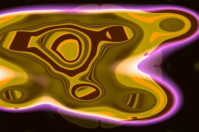 3:2 Classic 60fps Screensaver Neon Tunnel Radiant Butterfly Symmetry Visuals Loop