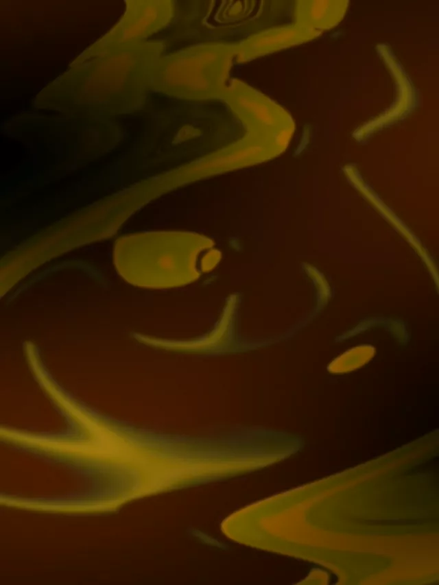 3:4 Tall 60fps Neon Tunnel Screensaver Golden Cascading Waves Visual Loop Motion