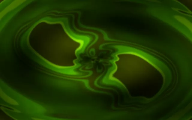 16:10 Desktop 60fps Screensaver Neon Tunnel Emerald Vortex Motion Background