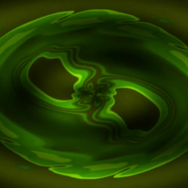 1:1 Square 60fps Screensaver Neon Tunnel Radiant Symmetrical Tunnel VJ Animation